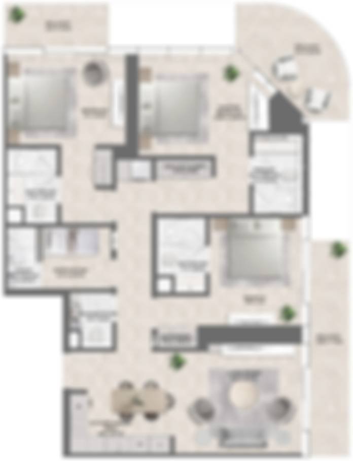 3 chambres